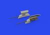 Eduard 1/72 Scale Brassin Bf109F/G/K 20mm Machine Gun Gondola (for Eduard) Plastic Model Parts EDU672326