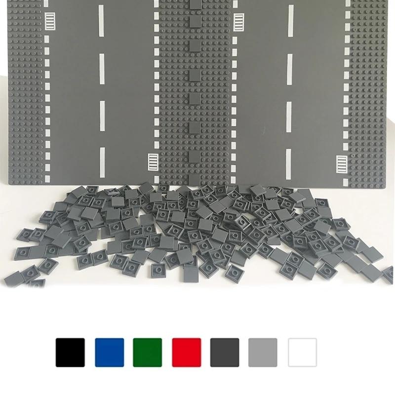 DO-IT-YOURSELF Enlighten Constructing Block Bricks 100Pcs Flat Tile 2x2 Ideal For Children Compatible All S 2*2 Assembles Particles 3068