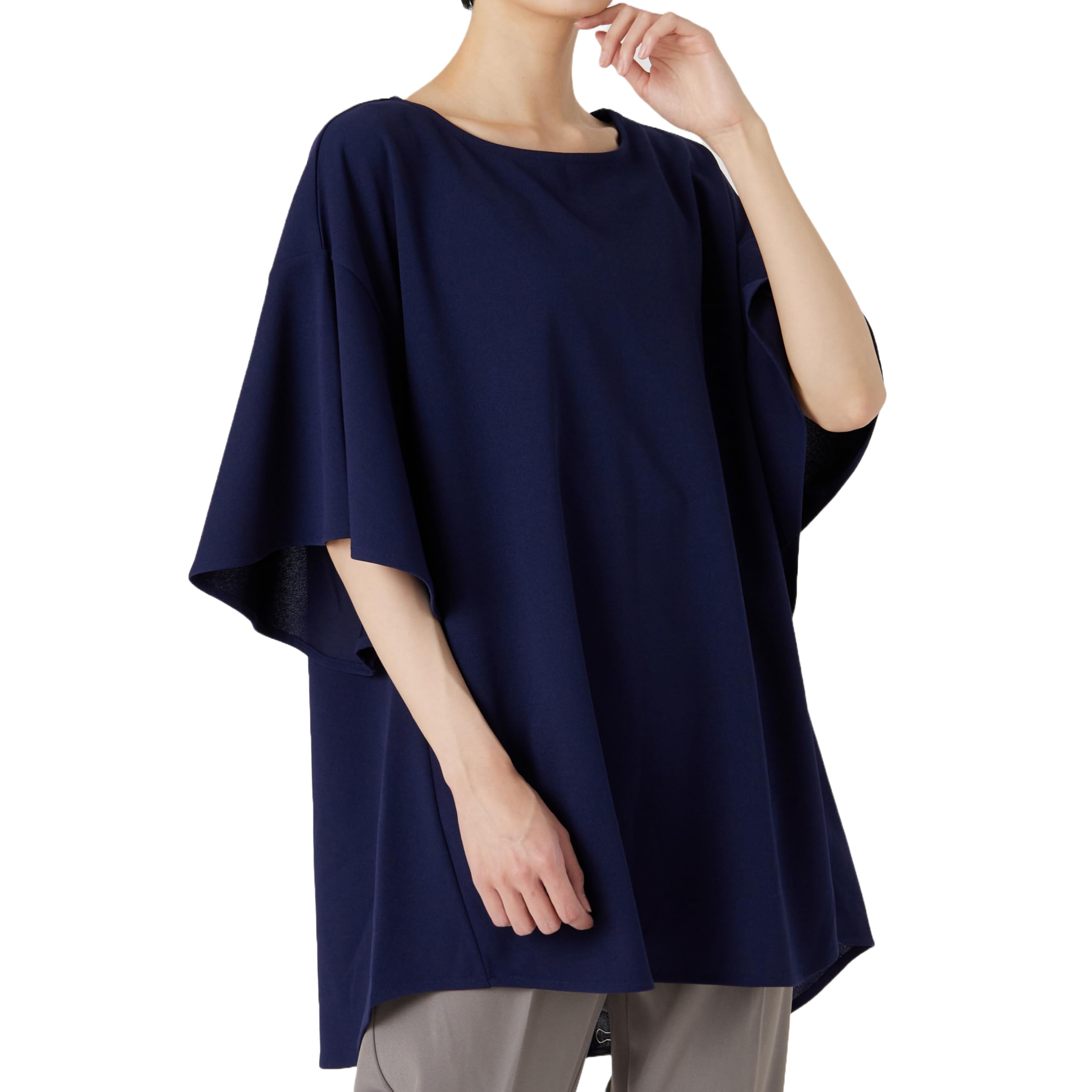 

Большой размер короткий рукав расклешенный большой размер выбор предотвращает влагу быстро прохладный на ощупь [Happy Marilyn] женский топ, женская длина, приоткрывает,