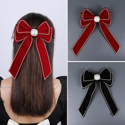 2 Pieces of Large Bow Hair Clips