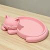 Pink Cat Desktop Organizer Tray,Jewelry Earrings Rings Necklaces S Keys Lipstick Post-It Notes Classification Tray,Jewelry Trays