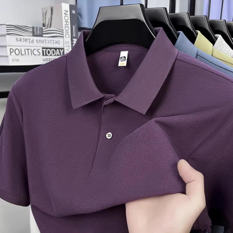Short Sleeve T-Shirtpolo Men's Summer Lapel Collar Casual Top