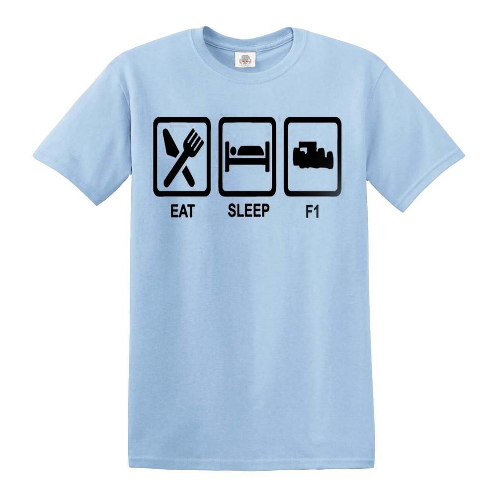 Eat sleep  formula one tshirt game mens ladies top tee