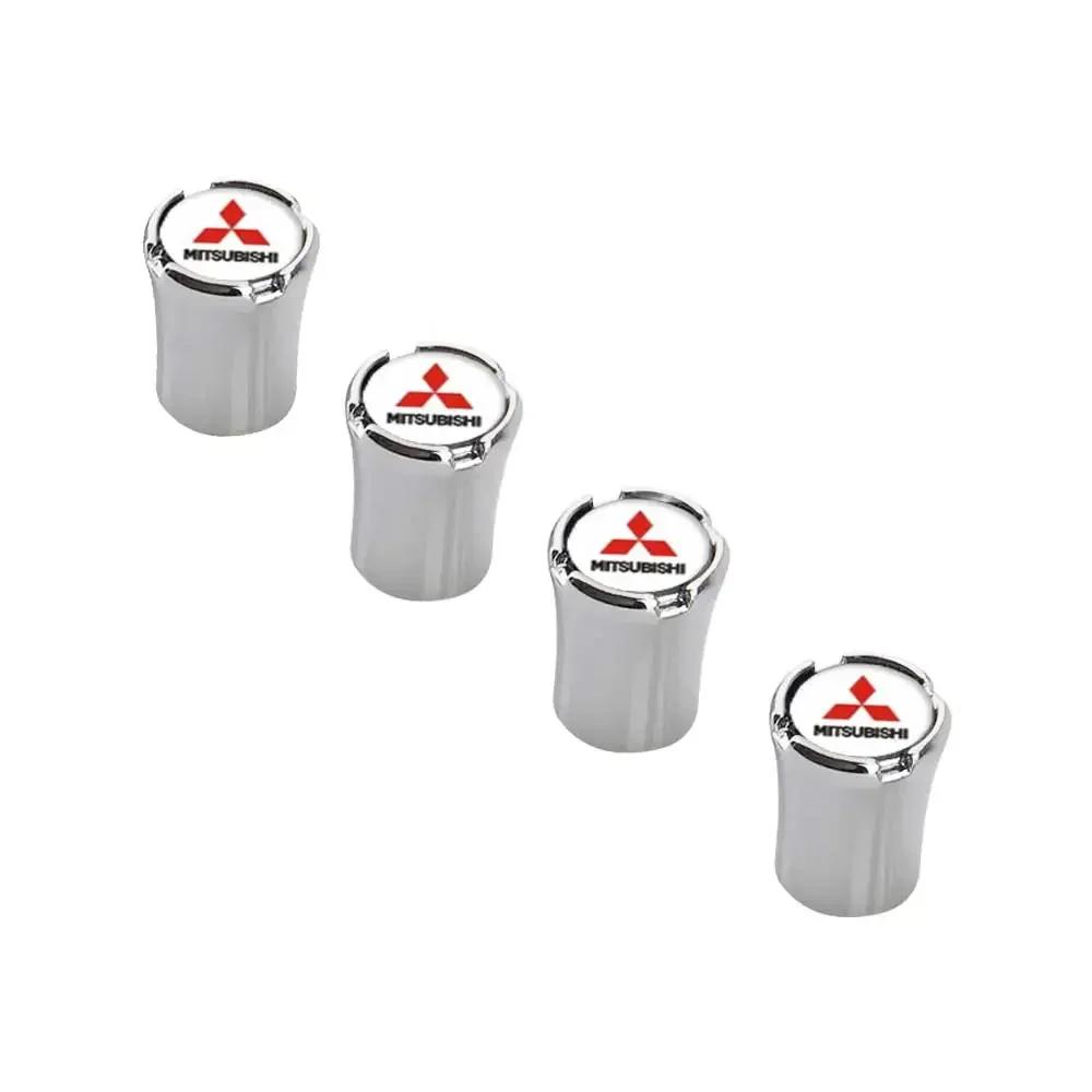 Car Styling Wheel Tire Valve Caps Cover Decoration For Mitsubishi Ralliart ASX Lancer Pajero Outlander Galant Mirage Colt L200