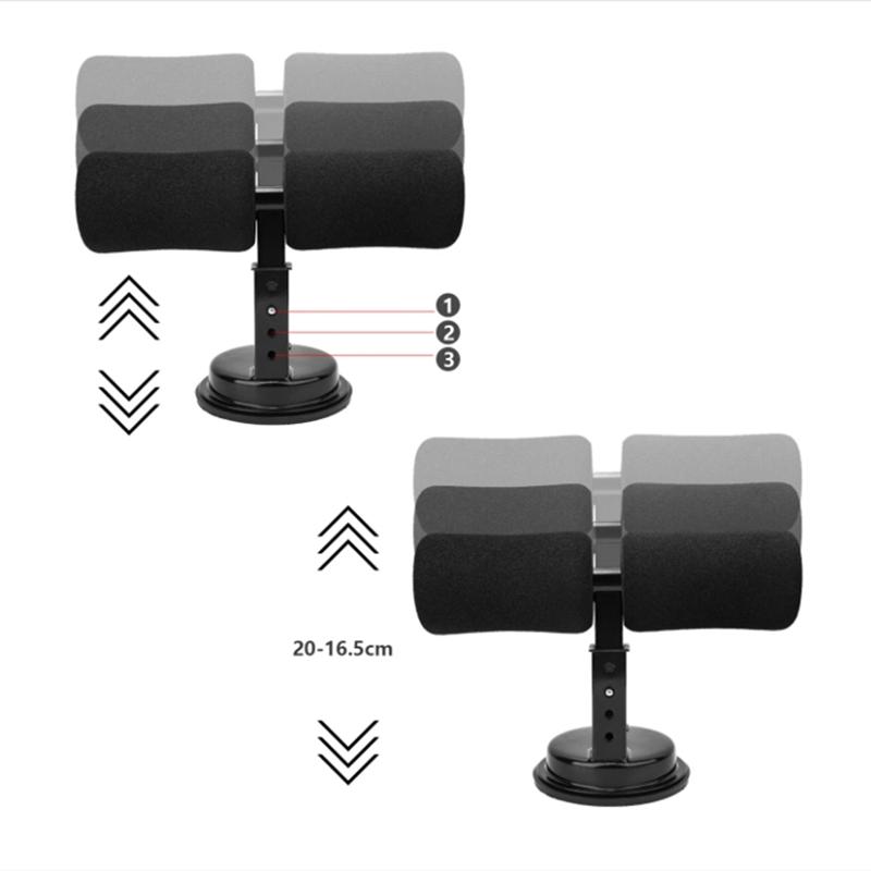 Suction Cup Sit-Up Assist Trainer – Portable Core Workout Equipment with Non-Slip Base for Home Gym