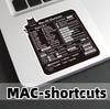 Nálepky s klávesovými zkratkami pro Word Excel Windows/MAC/OS Grafika písmen Ochranná nálepka na notebook