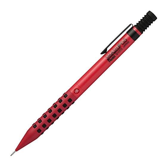 Pentel Smash Mechanical Pencil, 0.5mm, Red, Q1005-19A, Integrated Tip, Low Center of Gravity Design, Rubber Grip, Lead Hardness Indicator, 4mm Sleeve