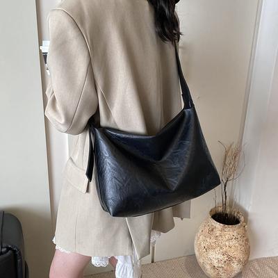 Einschulter-Großtasche Damen neue Frühjahrs-Großraum-Damentasche Mode minimalistischer Stil Merad Tragetasche