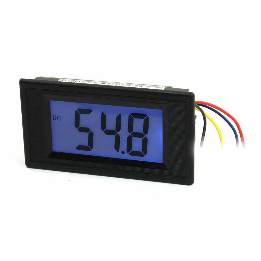DC 0-200Mv AC/DC Powered 4 Wire LCD Panel Volt Meter Voltmeter Yb5135D