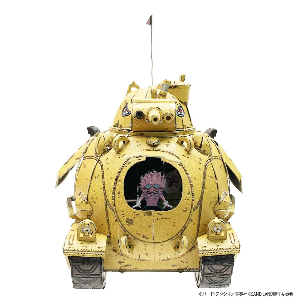 Tenyo Metallic Nano Puzzle Sandland Army Tank Corps 104 Stainless Steel Material No Adhesive Required Thickness Laser Processing Craft Work 3D Model