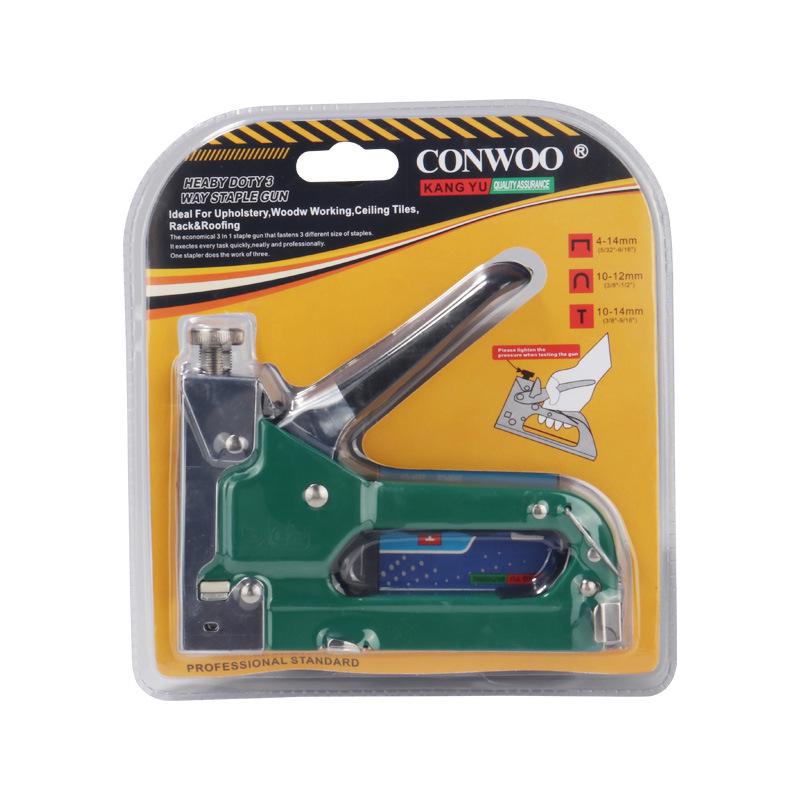 Multi-Function Nail Gun for U-Shaped, Code, and Manual Use - Ideal for Oil Paintings, Photo Frames, Woodworking, and Decoration.