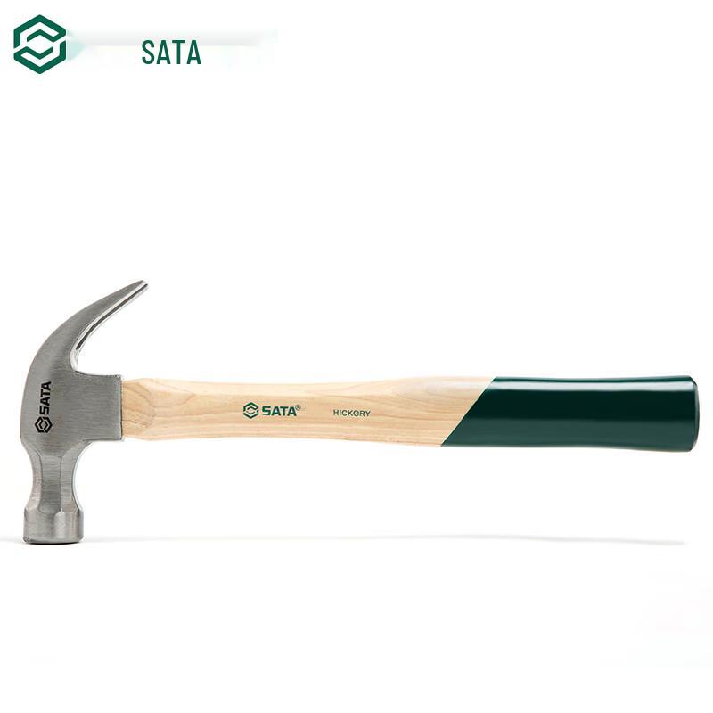 SATA Wooden Handle Claw Hammer