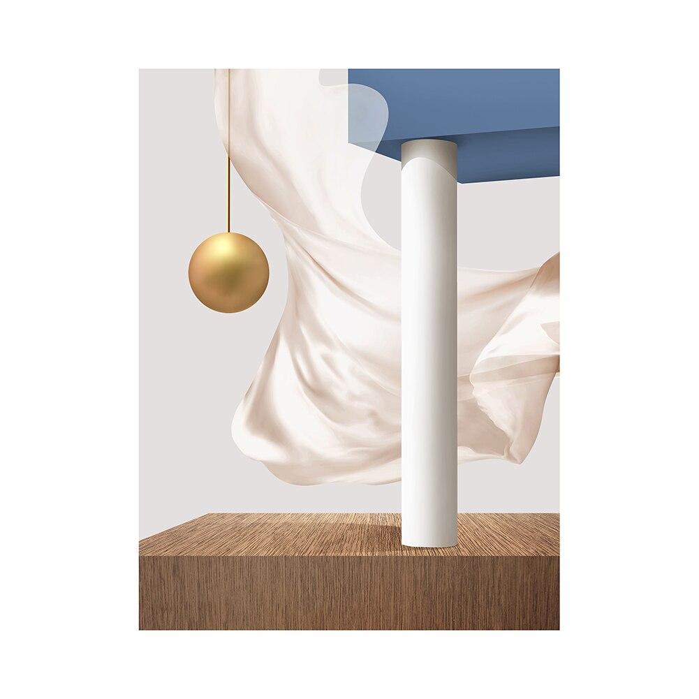 Abstract Geometry Decorative Paintings Nordic Luxury Woman Posters and Prints Wall Art for Living Room Porch Decor