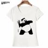 Welsh Corgi Officer Print T Shirt Summer Cute Women T Shirt Pit Bull Terrier Panda