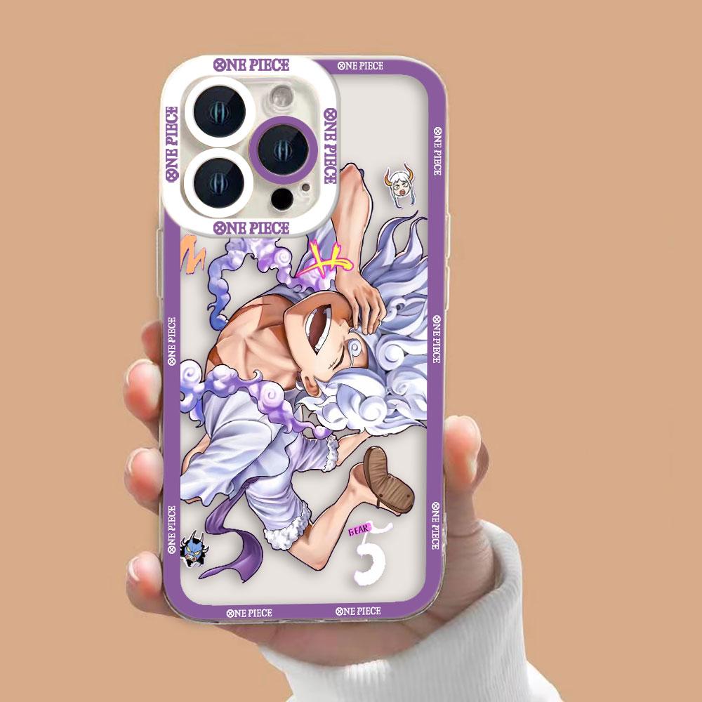 One P-Piece Luffy Nami Clear Phone Case For Samsung A02 A03 A04 A05 A05S A06 A7 A10 A12 A13 A14 A15 A16 A21S NOTE 10 20 Case