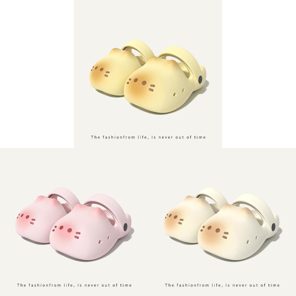 Cat Plush Sandals With Non Slip Eva Sole For Kids And Adults