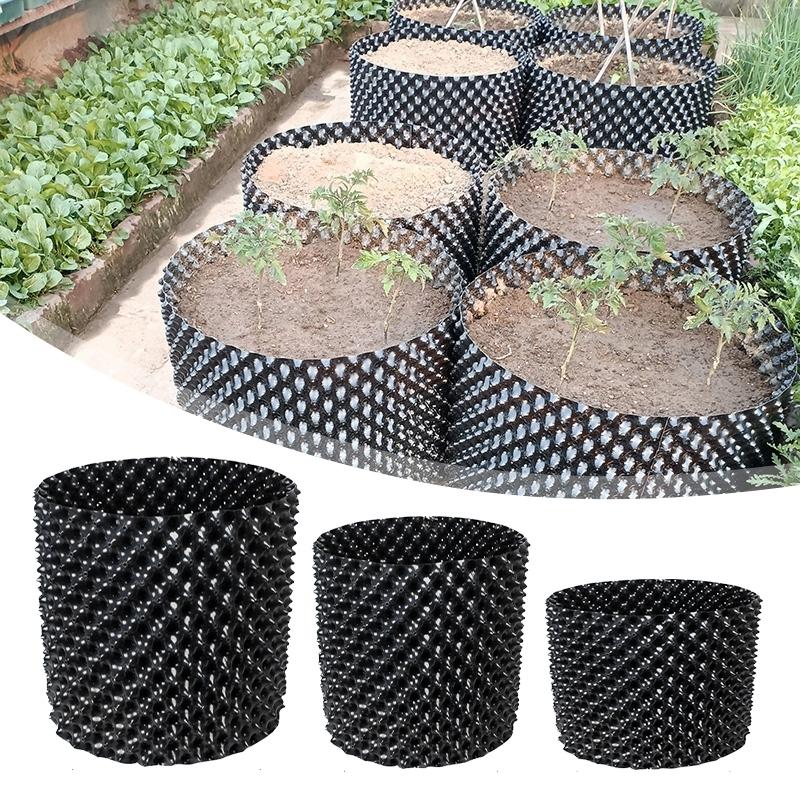 1/5Pc 7Size Air Pruning Plant Root Control Nursery Pot Trainer Fast Root Grow Container Drainage Planting Pot Garden Bonsai Tool
