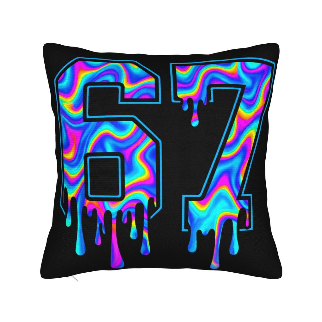 Soccer 67 Six Seven Pillow Case  Vintage Pillow Cover Custom Pillowcases For Wedding Party Home Decor