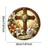 Decorative Metal Tin Sign Wall Art Home Decor 20x20 Cm