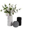 Irregularly Striped Ceramic Vase Wavy Pattern Flower Vase Flower Arrangement Accessories Terrarium Home Decoration Accessories
