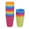 101-200ml Mehrweg-Plastikbecher in verschiedenen Farben für Getränke zu Hause und Partyzubehör 15-teiliges Set