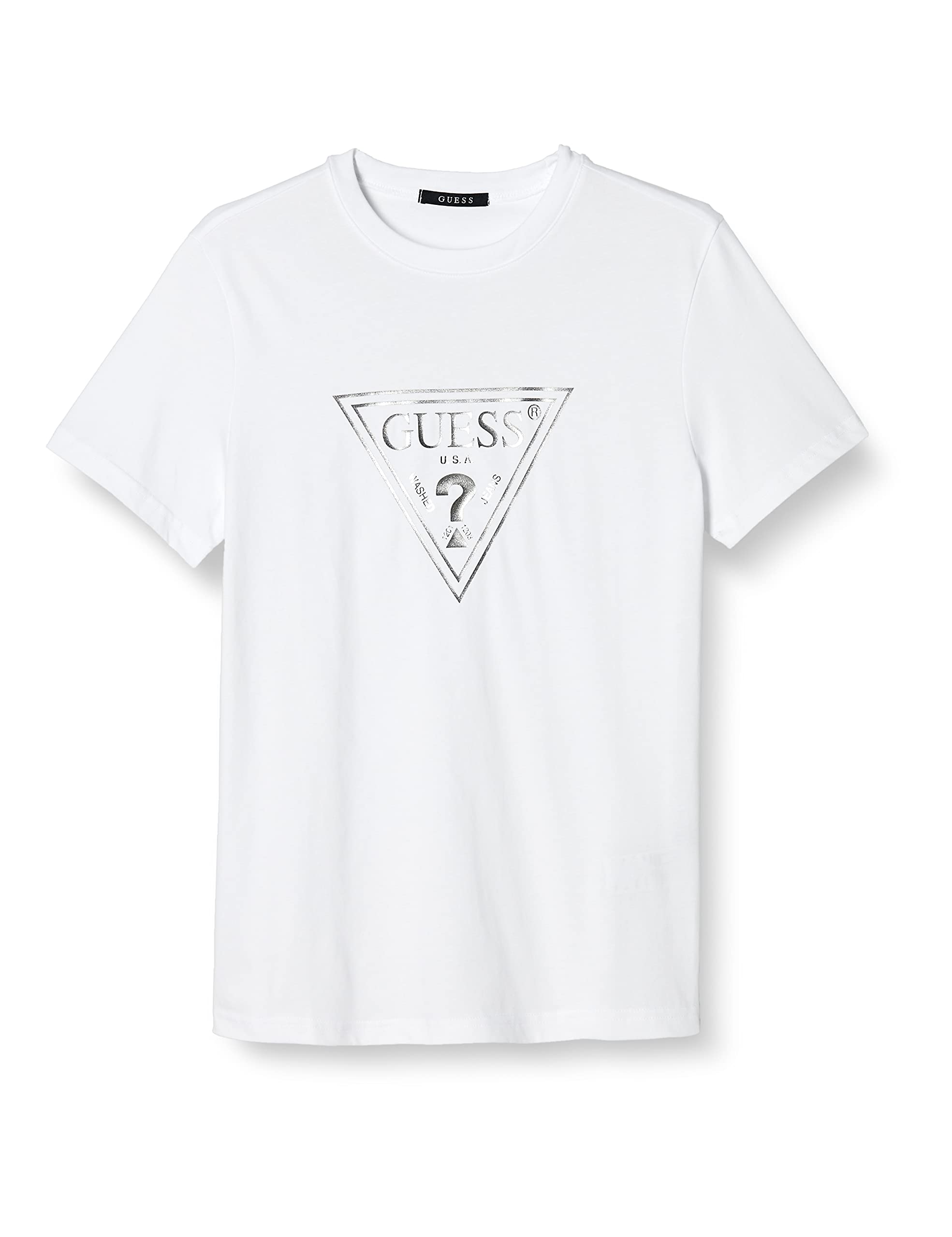 

Guess Tee Large Men s Small/Sleeve Shirt, White, белый