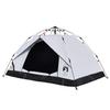 Dome Camping Tent for 3 Persons White Blackout Quick Release