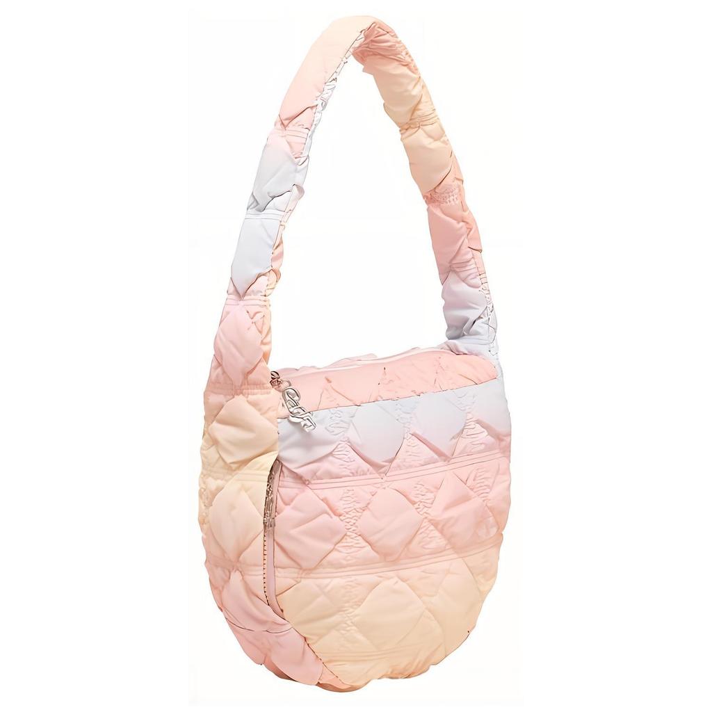 New CARLYN Polyester Cloud Bag Handbag Medium Size Women's Light Pink H73116030PP