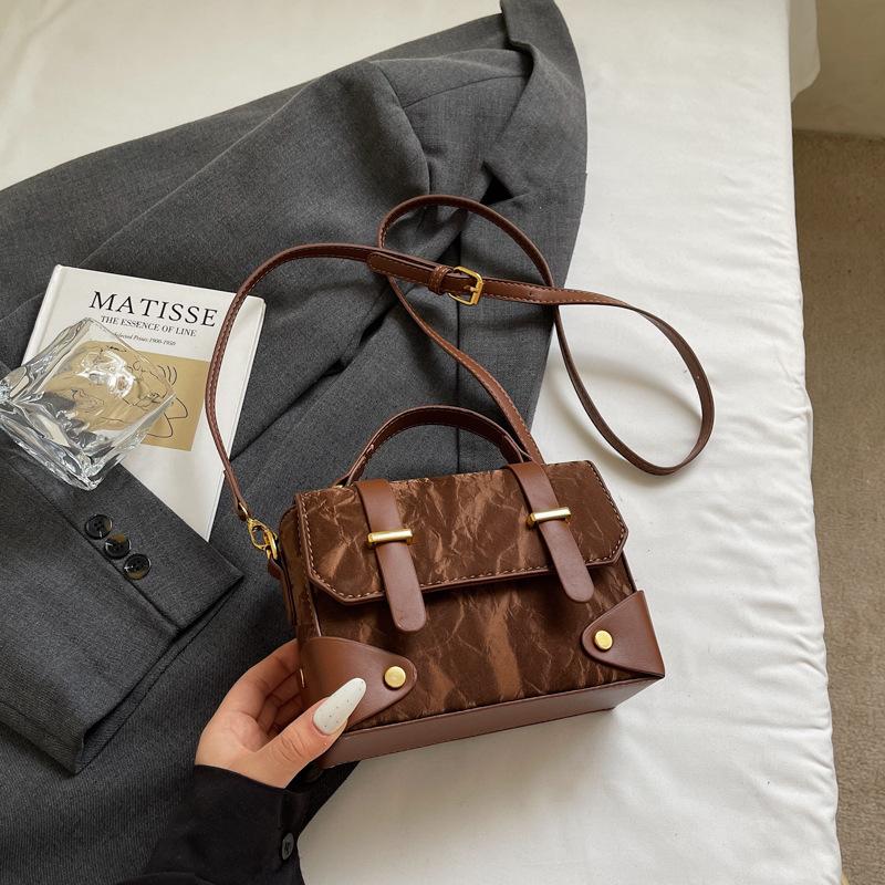 New high-value niche fashion bag women's trend small square bag simple fashion handbag