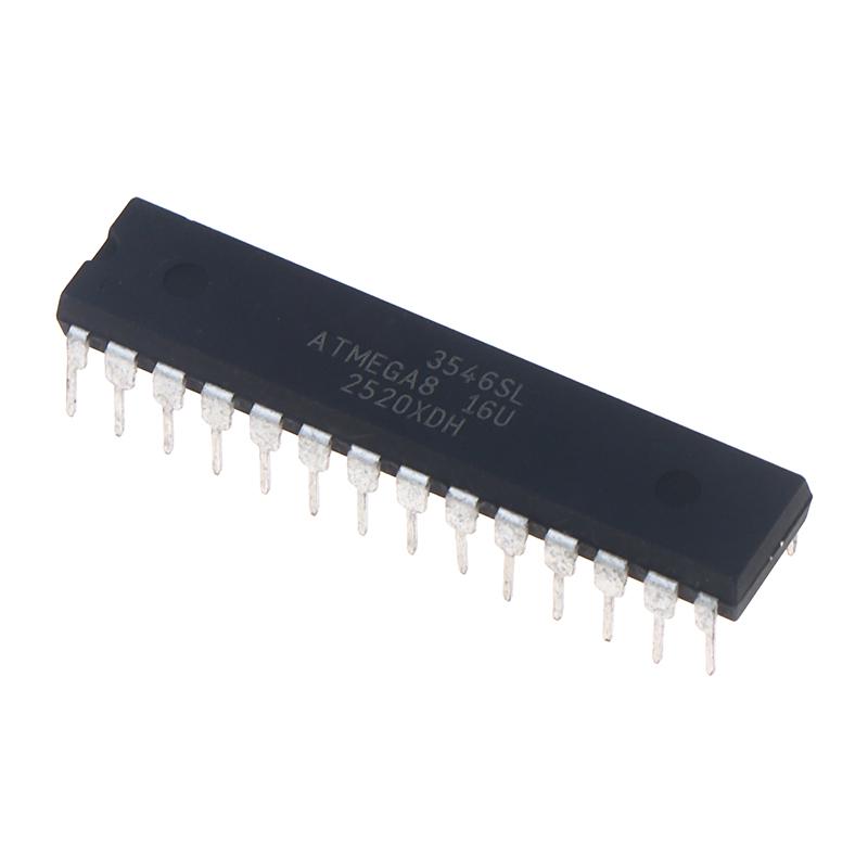 1/3Pcs Atmega8-16Pu Dip-28 Avr/8-Bit Microcontroller Ic 16Mhz For Development Board Accessories
