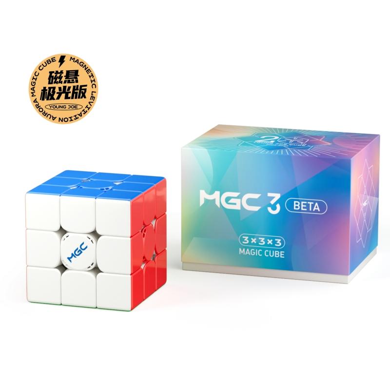 Non-Toxic Yj Mgc Beta 3X3X3 Magnetic Magic Cube Maglev Ball Core Uv Stickerless Professional 3X3 Speed Fidget Cube Toys Children Gift