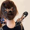 Fashion Leopard Print Twist Hair Clips Pu-Leather Hairgrips Korean Simple Cartoon Cat Hairpins Barrettes Girls Hair Accessories Gift