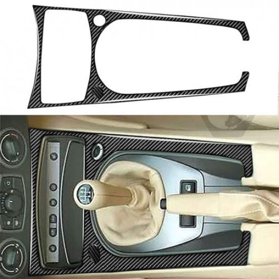 For BMW Z4 E85 2003-2008 Carbon Fiber Interior Transmission Console Cover Trim