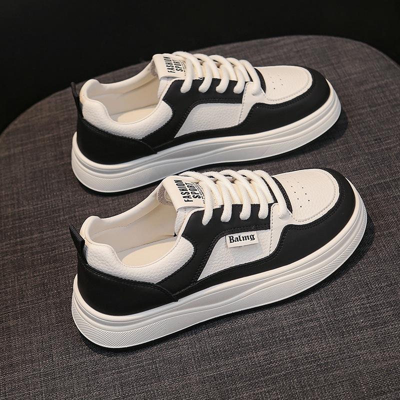 Baili lemon ins tide student 22 autumn and winter new platform panda shoes street shot board shoes E 35