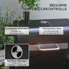 3-in-1 Charcoal BBQ, with Shelves - Black