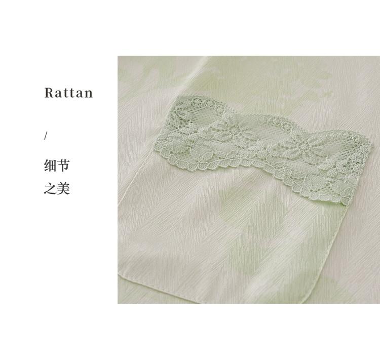 Women's Spring and Summer Thin Cropped Pants Sleepwear Set