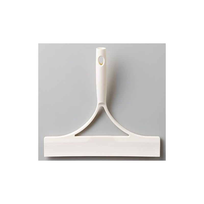 Yamazaki Sangyo Satto Water Squeegee, Set of 2, White, 25cm (W) x 4.6cm (D) x 23cm (H)