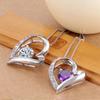 Tmall Pendant Women'S Silver-Plated Pendant Forever Heart Love Necklace Pendant