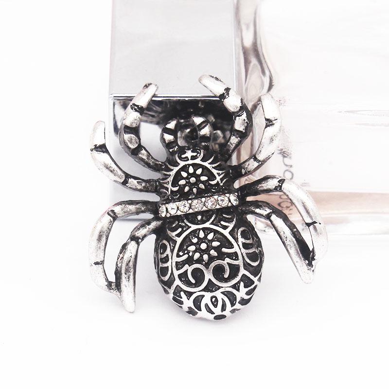 Europäische und amerikanische Mode Strass elegante Gothic Muster Spinne Brosche