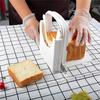 Foldable Bread Slicer Toast Slicer Tool Adjustable Toast Loaf Slicing Machine Bread Cutting Guide for Homemade Bread