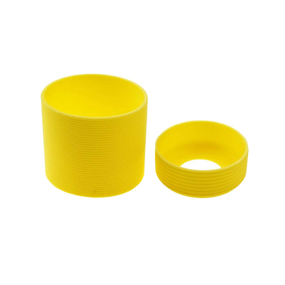 Silicone World 2pcs/set 6.0CM Threaded Silicone Cup Bottom Cover 60MM Heat Insulated Cup Cover Cup Bottom Coaster Cup Sleeve