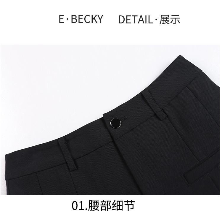 [Half length skirt] A-line high waist slimming long women's pleated skirt