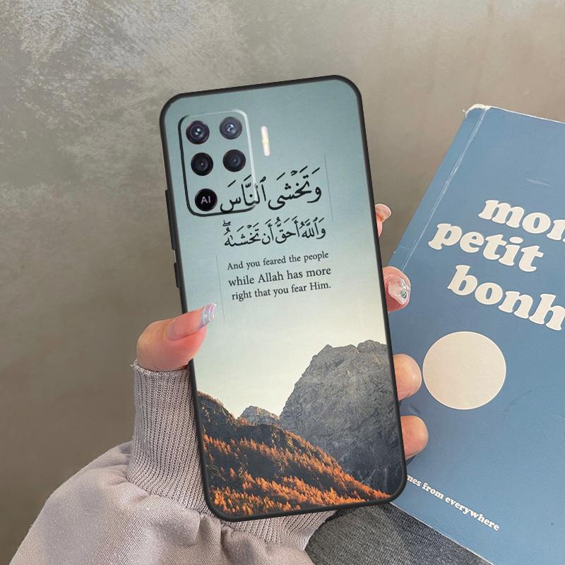 

holy Quran Muslim Surah Islamic Case For Oppo A40 A60 A80 A98 A78 A18 A38 A58 A16 A76 A96 A17 A77 A74 A94 A54 A57S A15 Cover OPPO A96 4G