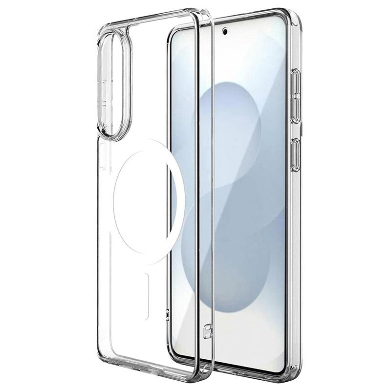 

Magnetic Magsafe Case For Samsung Galaxy S25 Edge S24 S23 S21 FE S22 Ultra Plus Hybrid Shockproof Hard Cover S25Edge S 25 25Plus Galaxy S24 Ultra