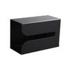 Universal Black Wall-Mounted Kitchen & Bathroom Paper Towel Dispenser Stand