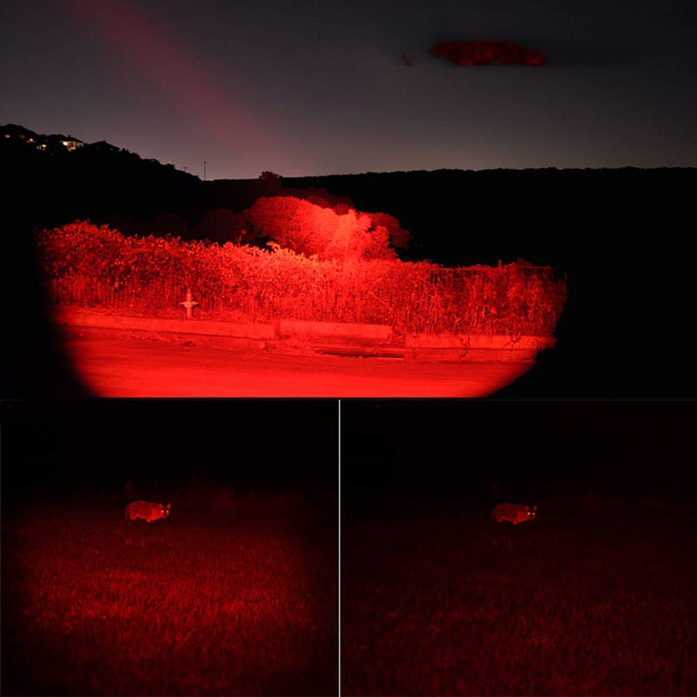 Red Light, Red Light Flashlight Super Bright Red LED Light