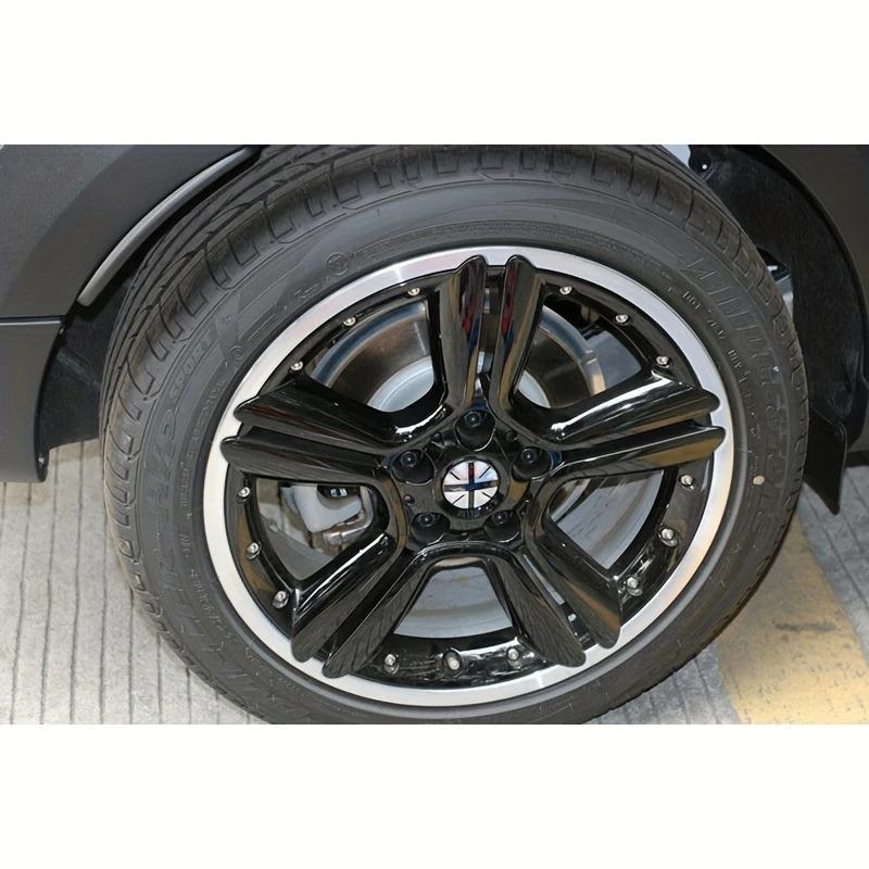 4pcs 54mm UK Flag Badge Car Wheel Center Hub Caps Auto Rim Cover Accessories For Mini JCW S Countryman R50 R55 R56 R57 R58