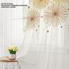 Vintage Firework Style One Piece Starlight Window Curtain Living Room Bedroom Freshen Up Decorative Film Polyester Perfect For Great