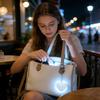Touch Sensing Purse Light Rechargeable Mini LED  Portable Nightlight for Finding Keys In Dark Bag, Backpack Travel Outdoor