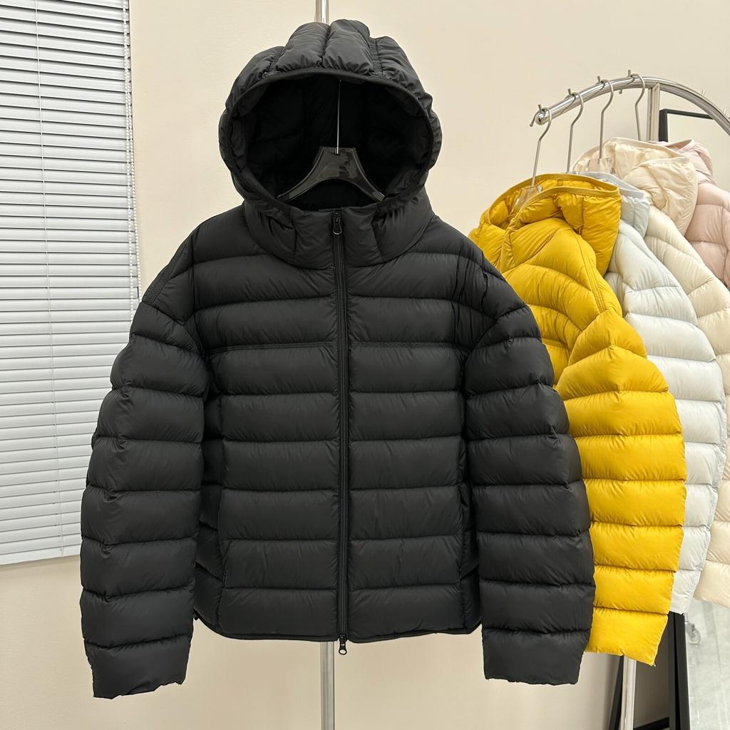 Early spring new cotton-padded clothes, ribs, cotton clothes, short fashion thermal hooded thermal jacket, yellow light and trendy